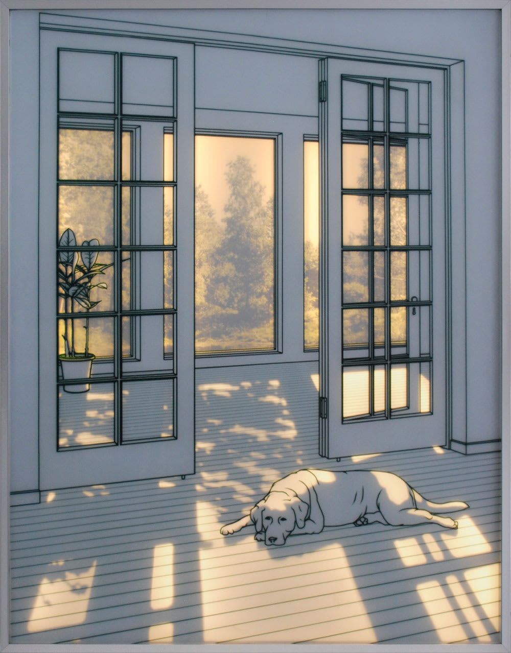Quadro iluminado decorativo - Imagem 5
