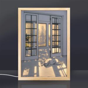 Quadro iluminado decorativo