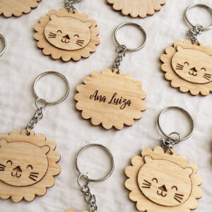Kit Chaveiro "Gatinhos" 3D personalizado - 10 unidades