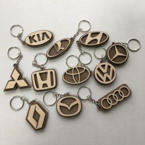 Kit Chaveiro shape em MDF personalizado.